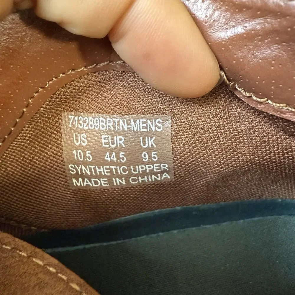 G.H. Bass Sonoma Mens Brown Mid Top Chukkas Boots Size 10 .5 Lace Up